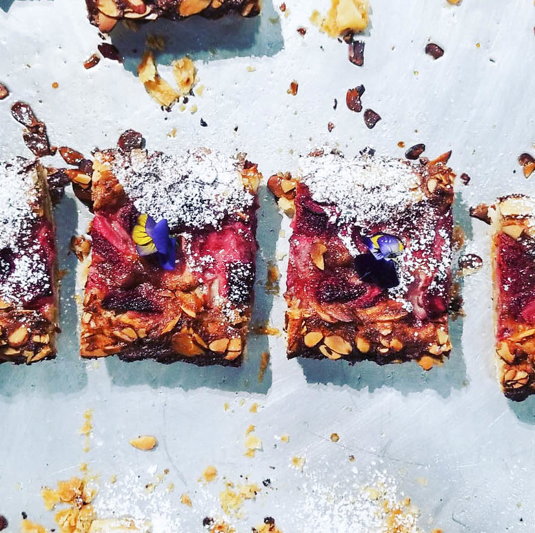 Picture of local fruit frangipane